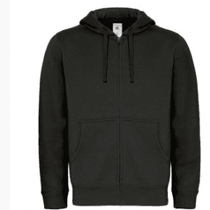 Veste zippée noir (Homme-Femme-Enfant)