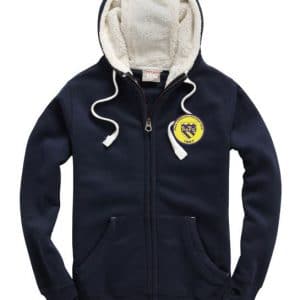 Sweat à capuche hoodie full zip avec poche pour téléphone
