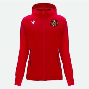 VESTE MOLLETON DRUM ROUGE FEMME
