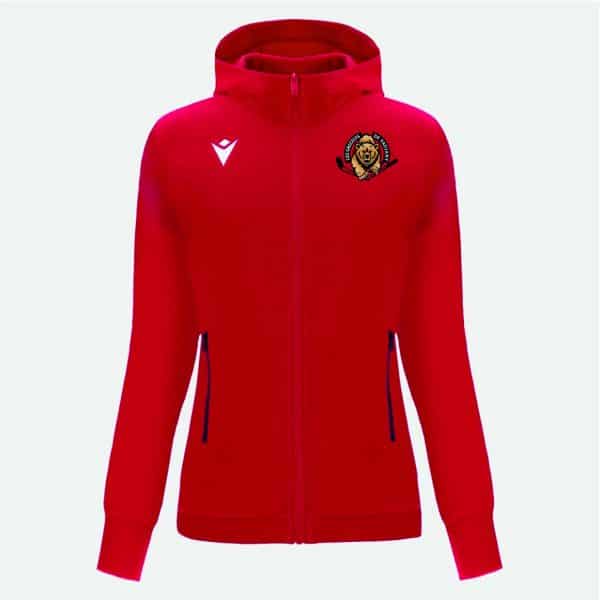 VESTE MOLLETON DRUM ROUGE FEMME